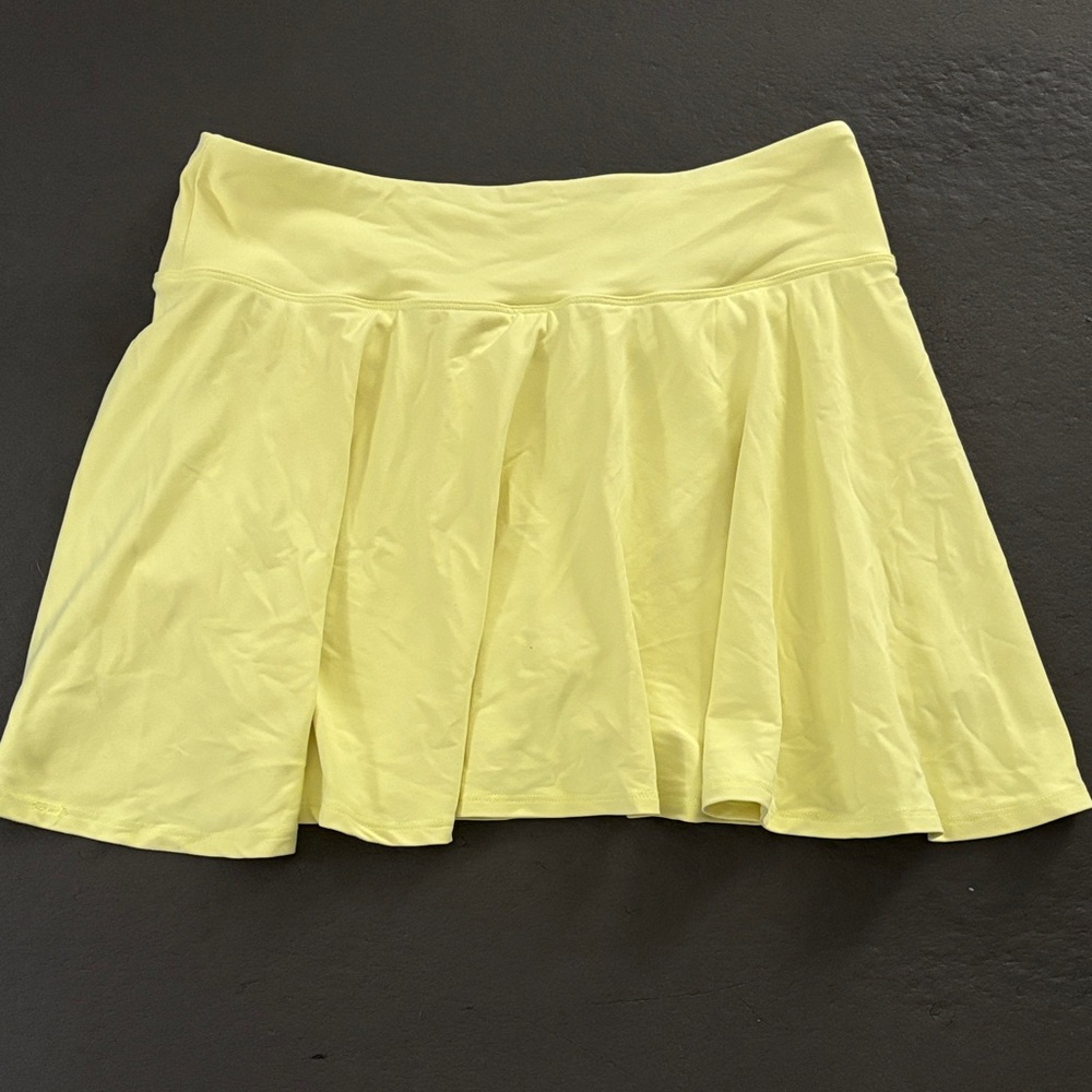 Lija Lemon Yellow  Tennis Skirt